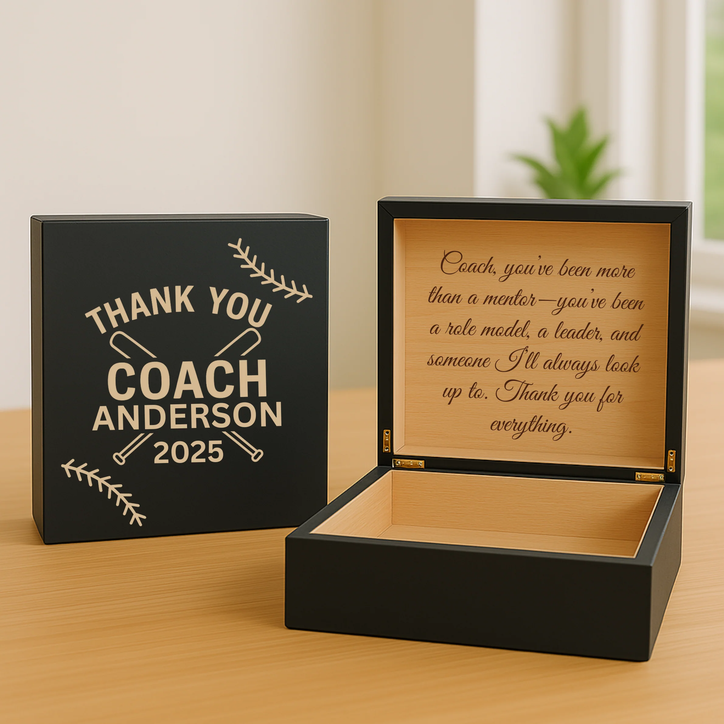 Baseball Coach Keepsake Box - Image 6
