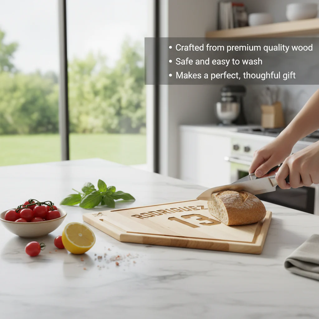 Baseball Plate Cutting Board - Image 3