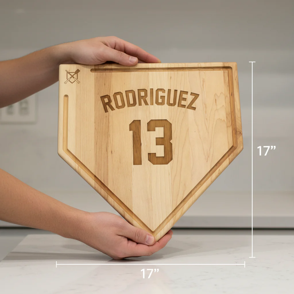 Baseball Plate Cutting Board - Image 6