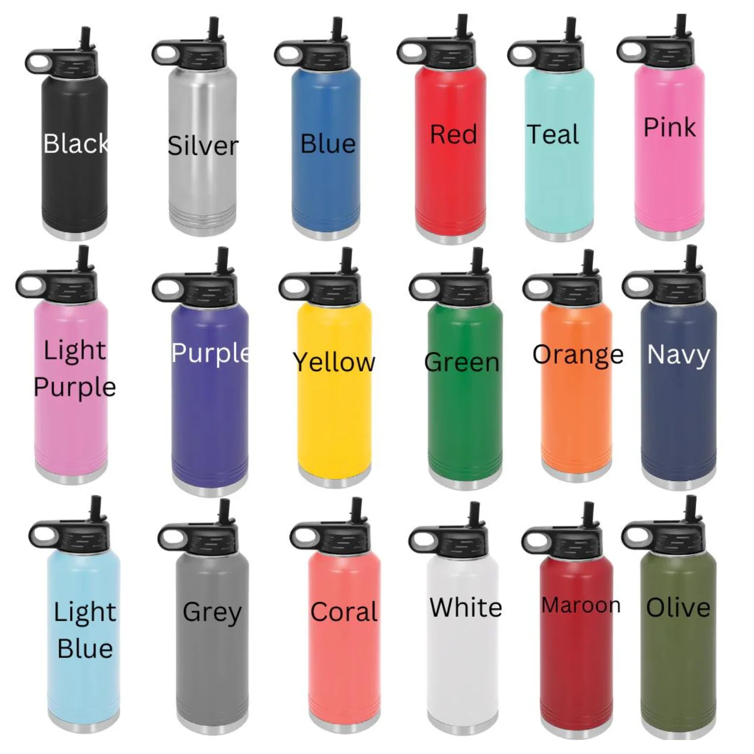 Baseball Positions Water Bottle - Image 5