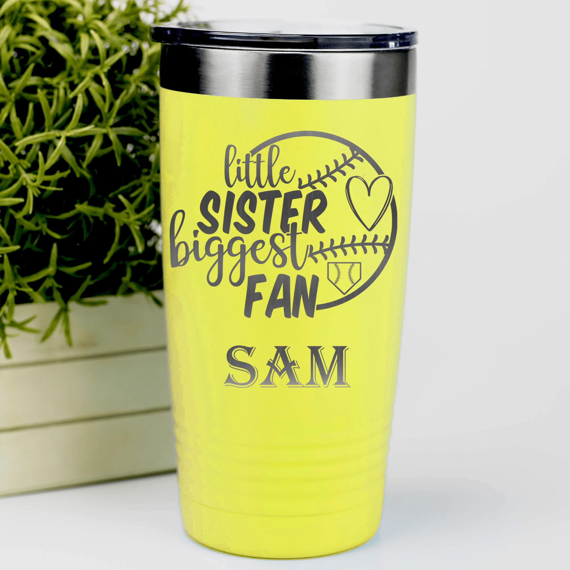Cheering From The Sidelines Sister Tumbler - Image 19
