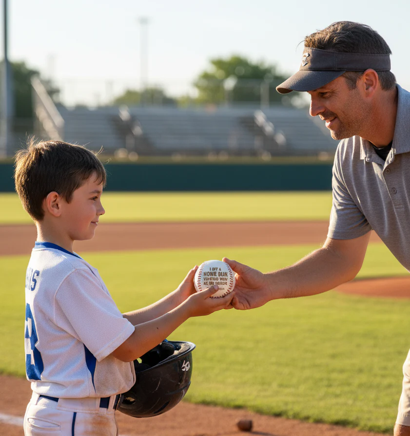 Coach's Personalized Tribute Baseball - Image 3