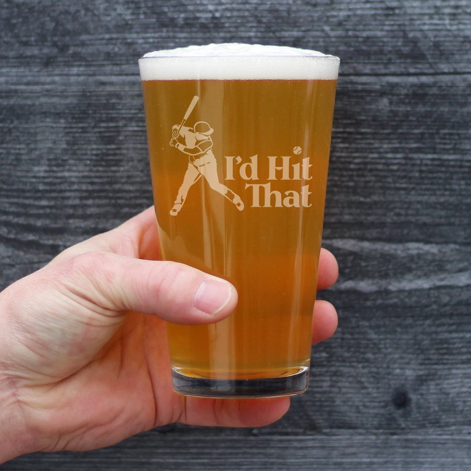 I'd Hit That  Pint Glass - Image 3