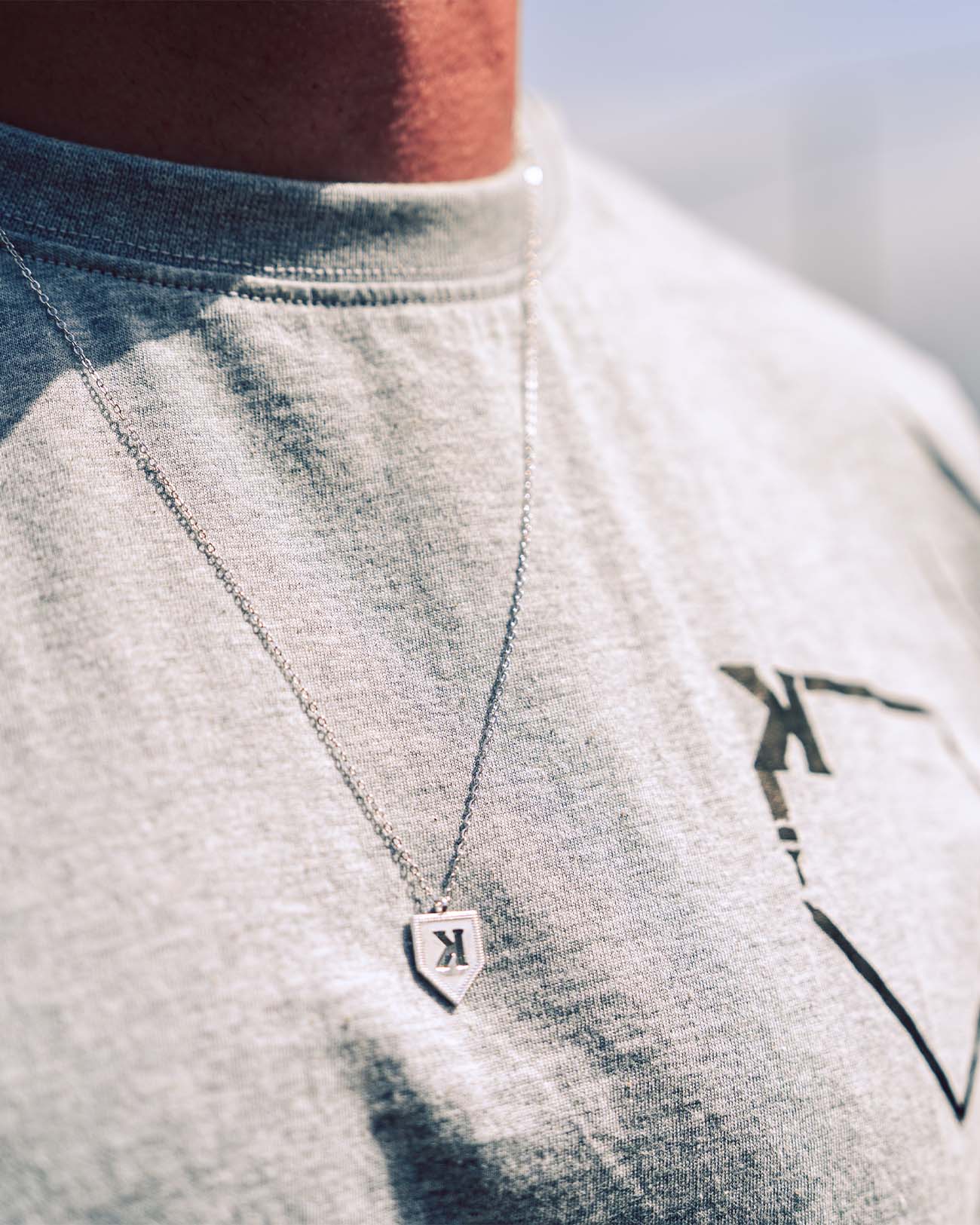 K Pendant and Chain - Image 7