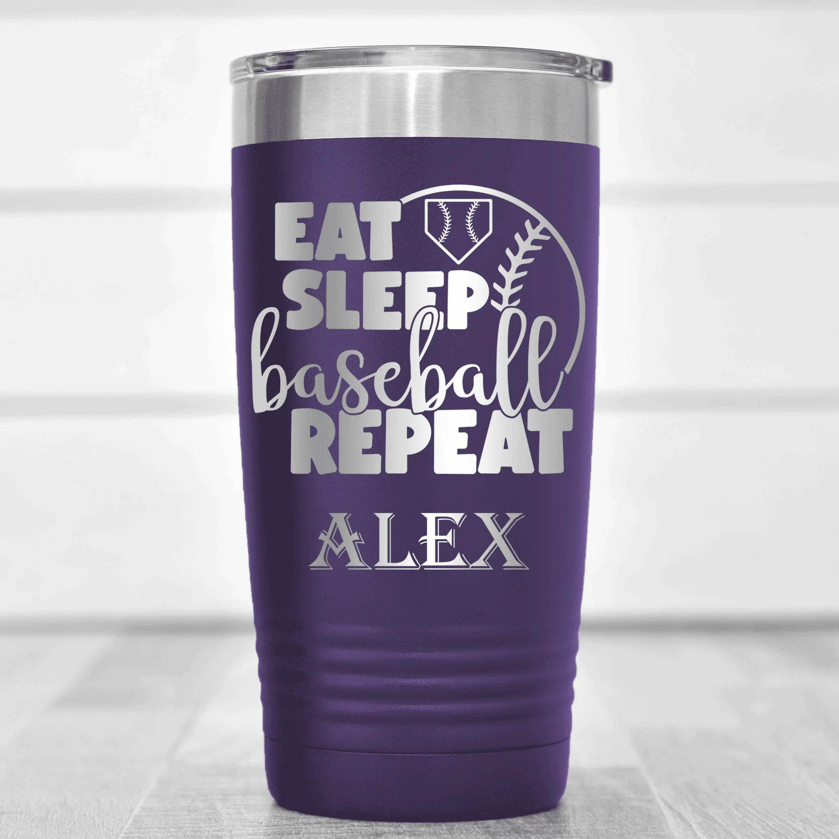 Lifes Rythm Baseball Tumbler - Image 12