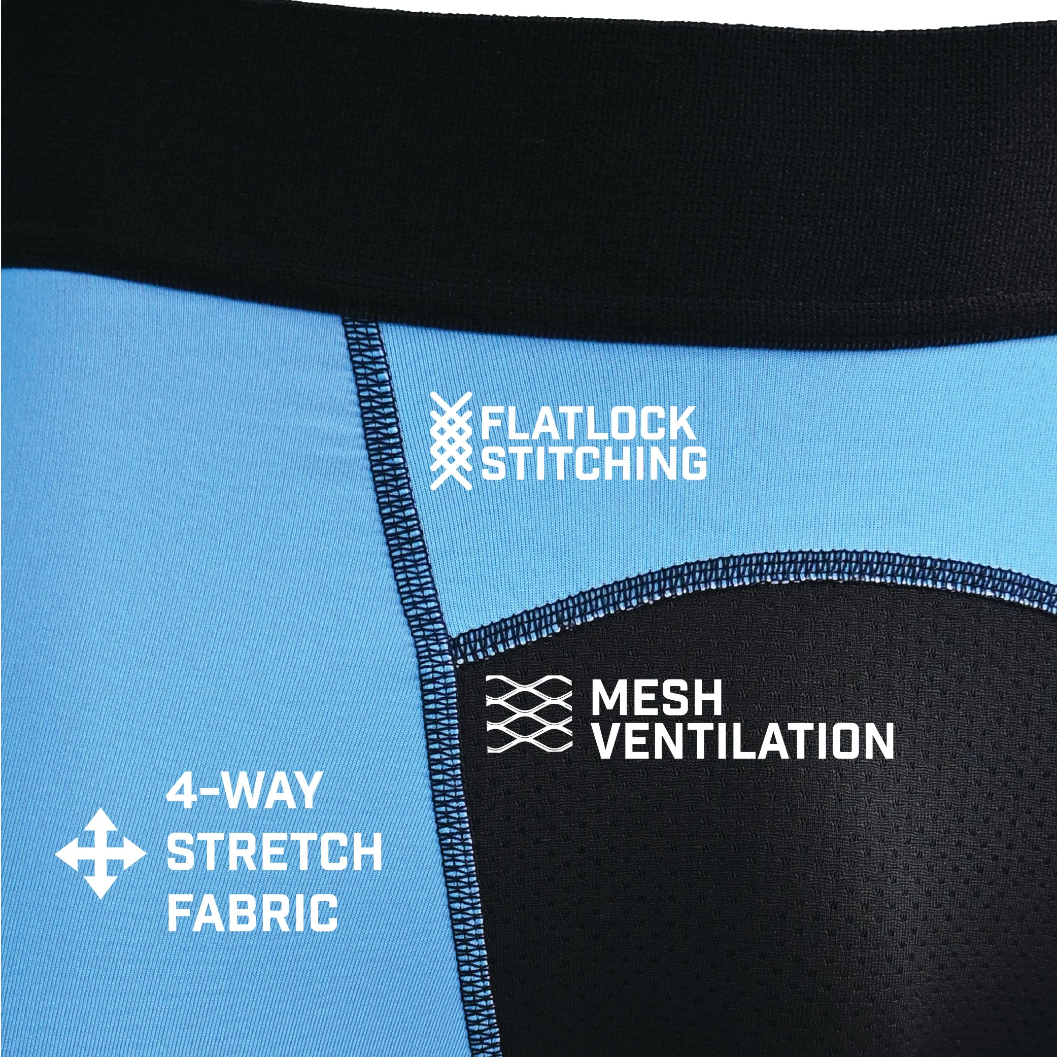 Light Blue Compression Tights - Image 3