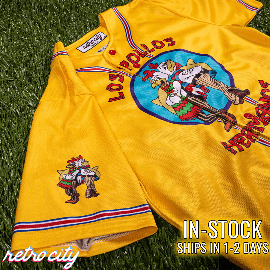 Los Pollos Hermanos Gus Fring Full-Button Baseball Jersey *IN-STOCK* - Image 6