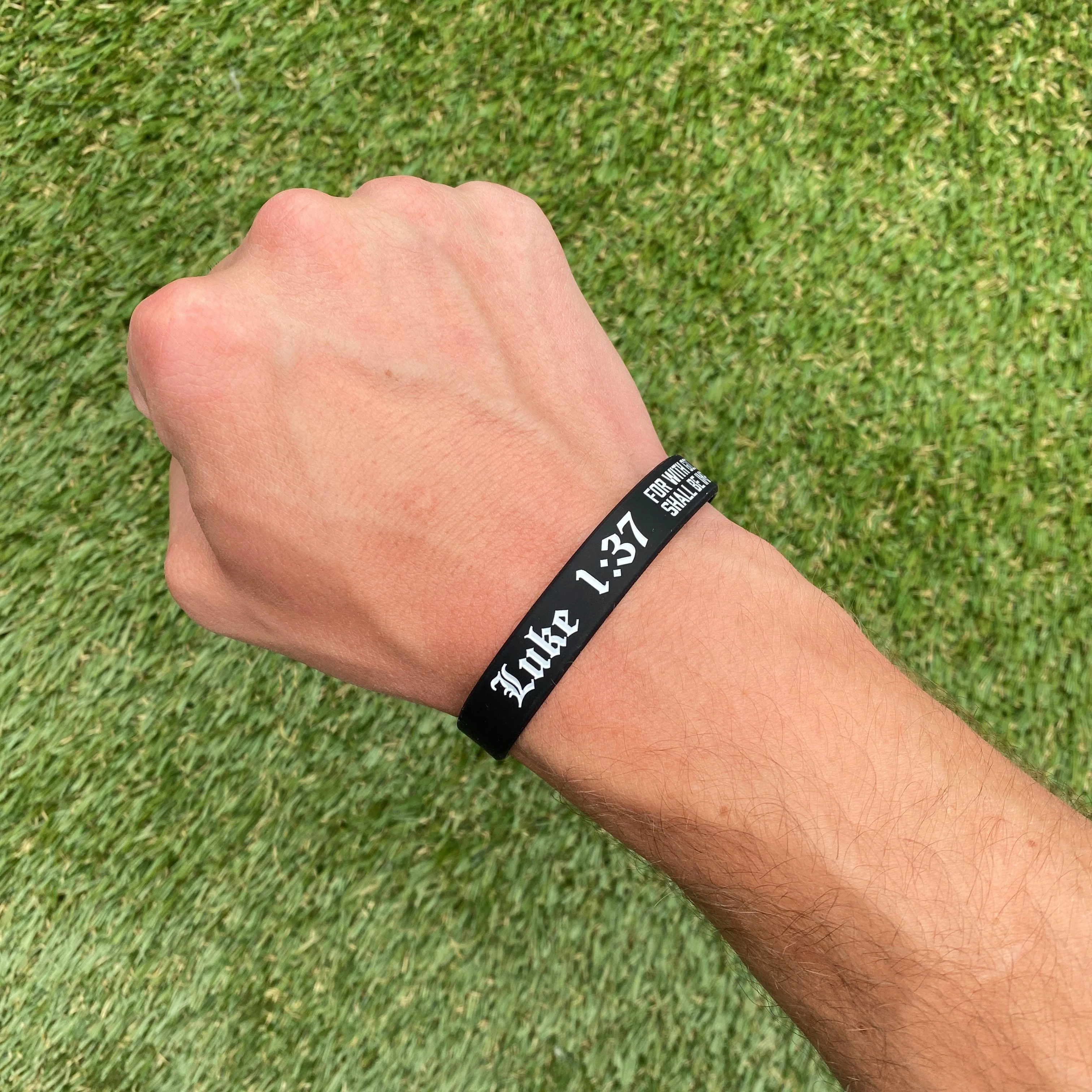 Luke 1:37 Wristband - Image 2