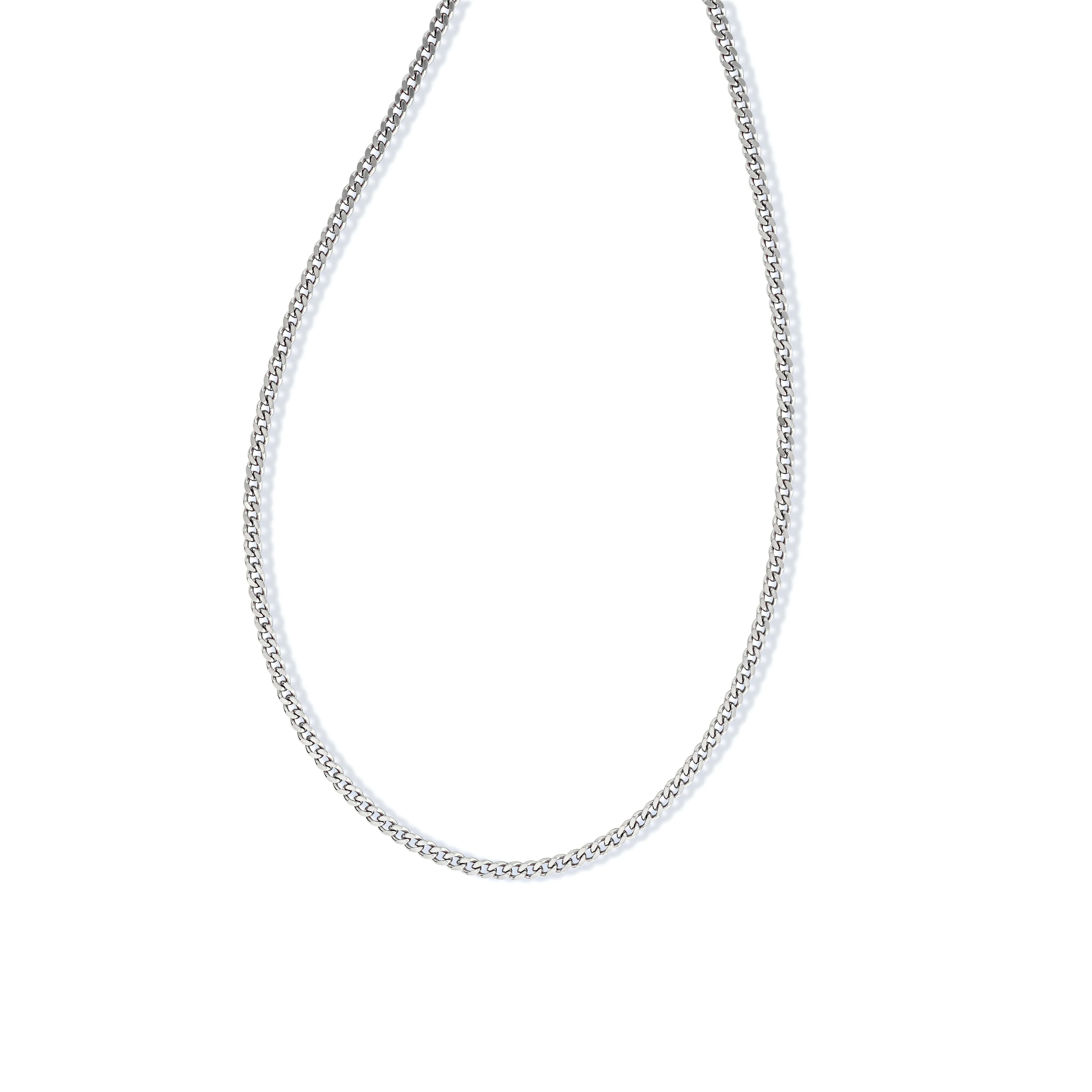 Micro Silver Cuban Link Chain | 3.5mm | Stainless Steel - Image 4