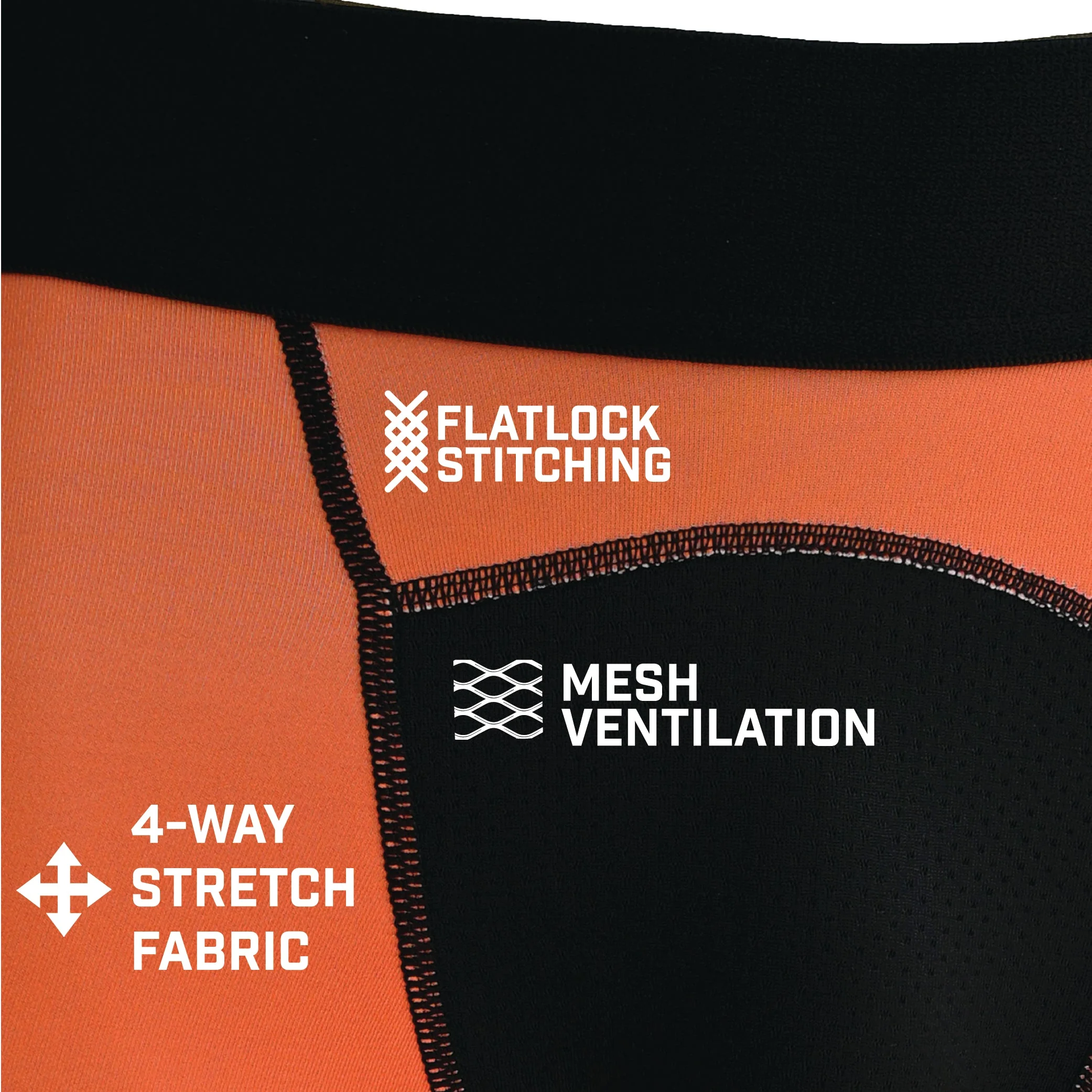 Orange Compression Tights - Image 3
