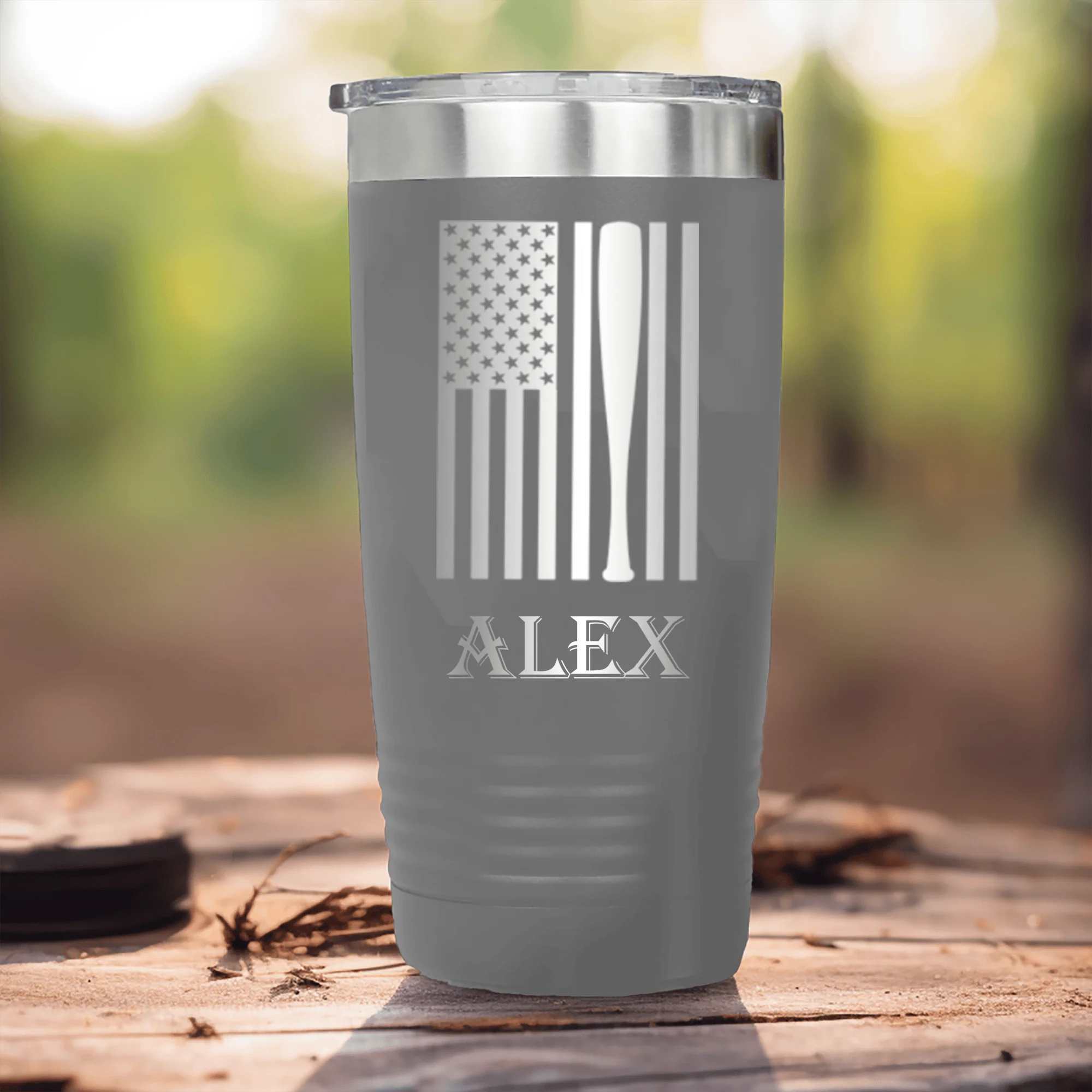 Patriotic Baseball Pride Tumbler - Image 13