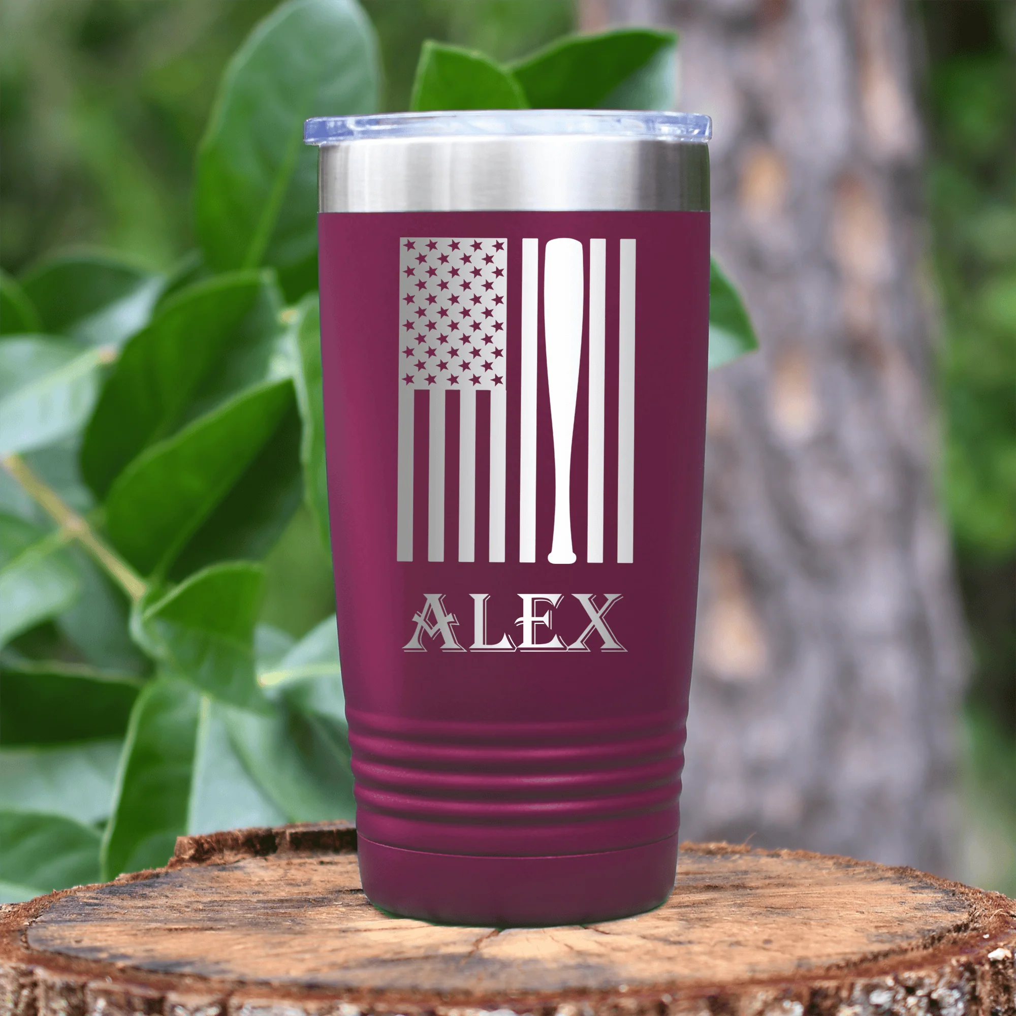 Patriotic Baseball Pride Tumbler - Image 16
