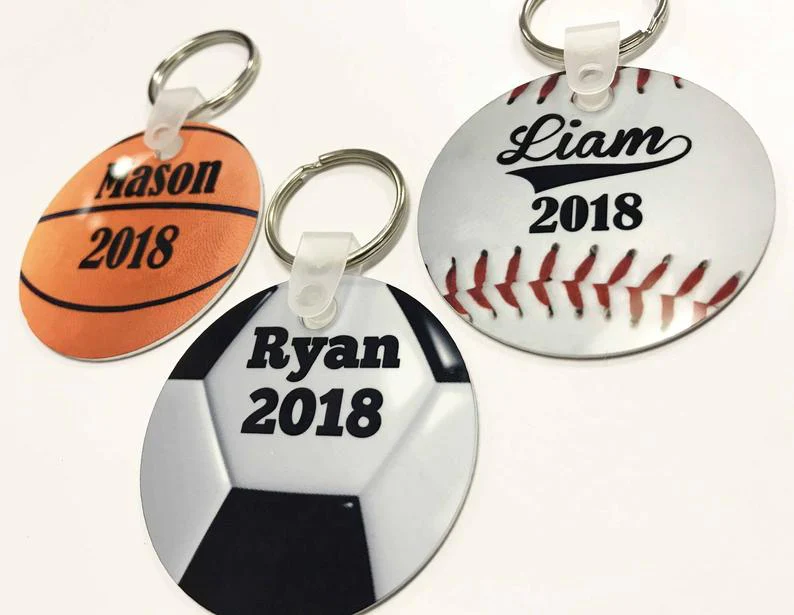 Personalized Baseball Keychain - Image 3