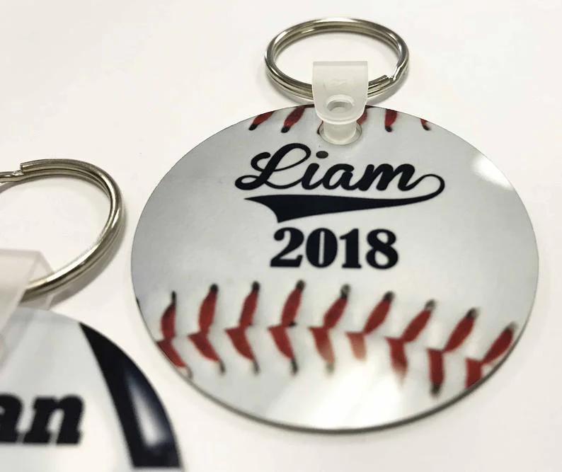 Personalized Baseball Keychain - Image 8