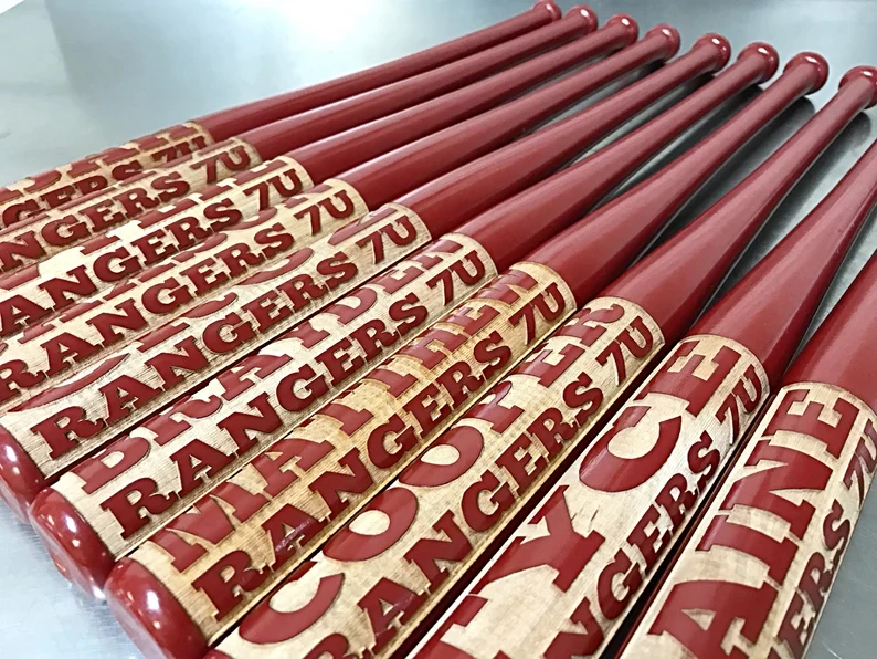 Personalized Mini Stitch Baseball Bat - Image 6