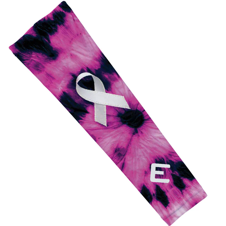 Pink Tie Dye Breast Cancer Arm Sleeve - Image 2
