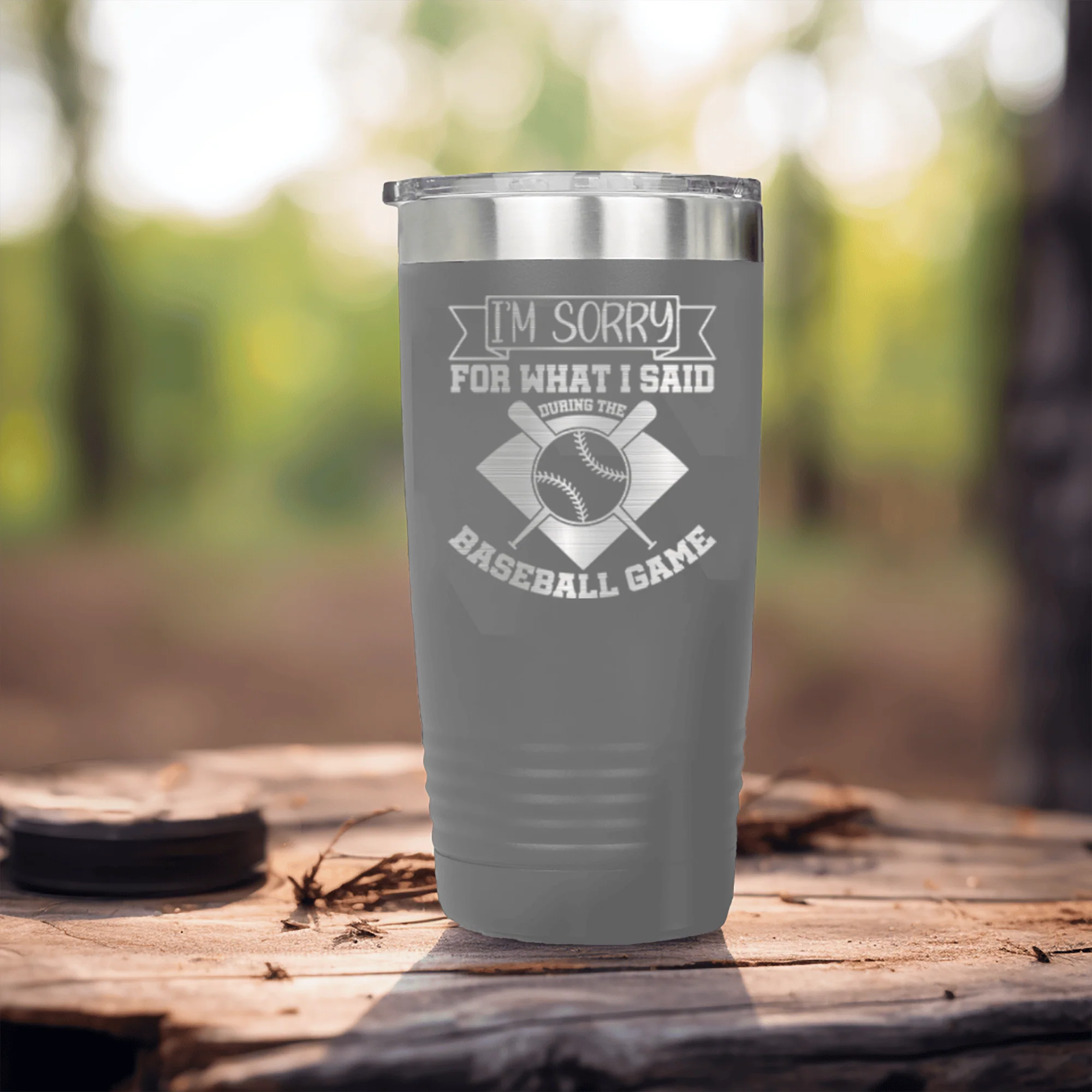 Baseball Game Day Regrets Tumbler - Image 9