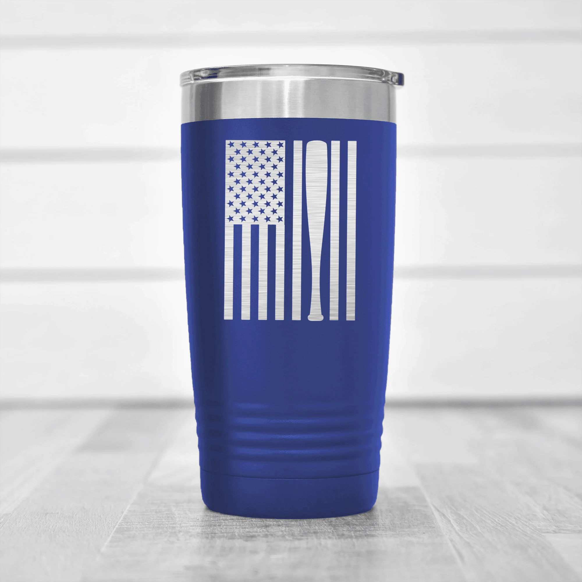 Patriotic Baseball Pride Tumbler - Image 3