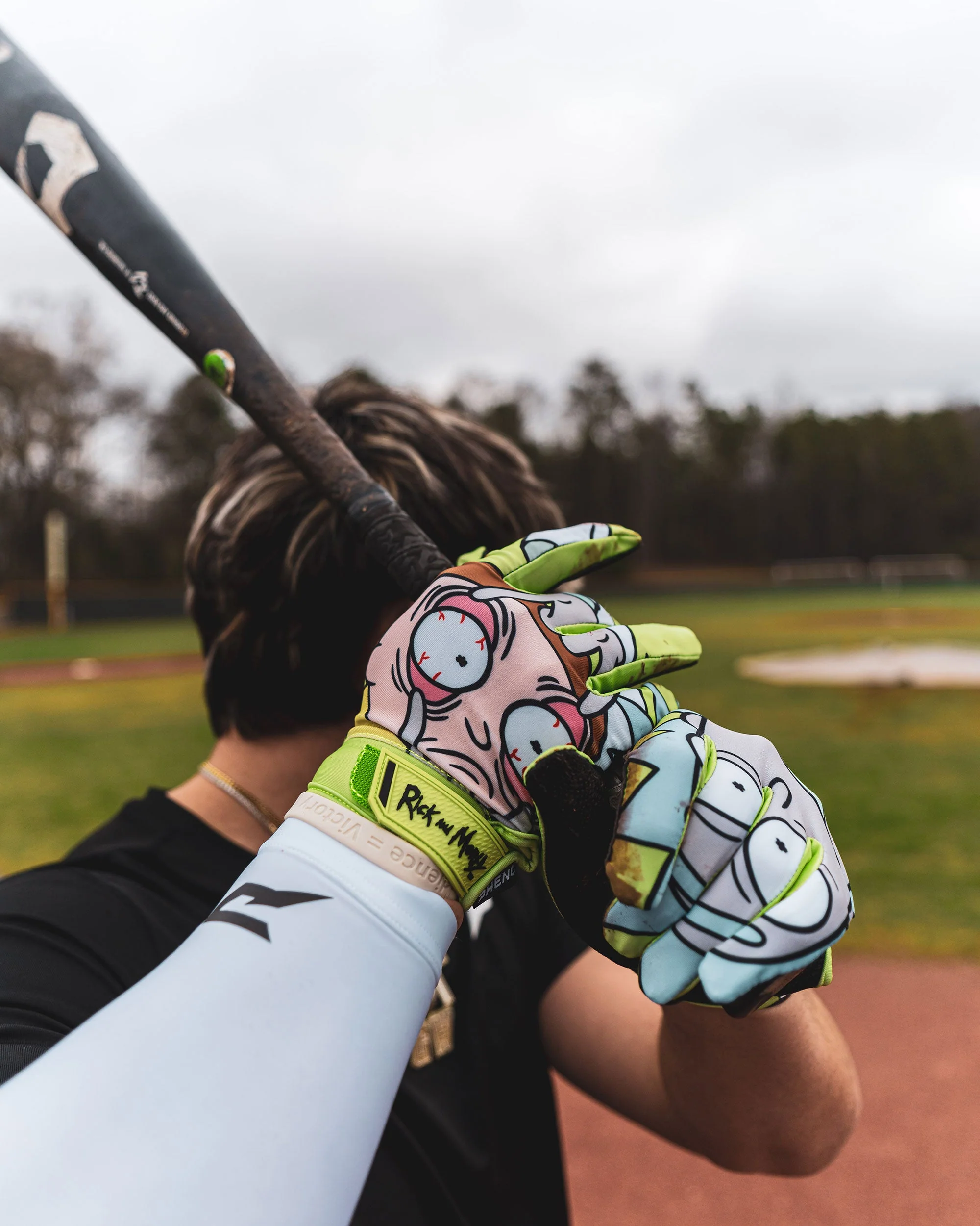 Rick and Morty Batting Gloves - Quantum Orbit by Phenom Elite - Image 3