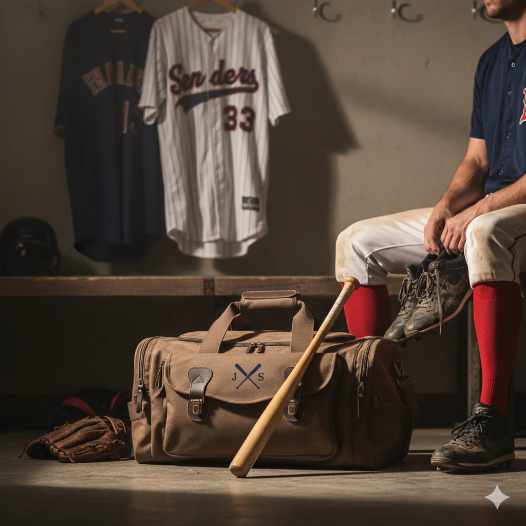 Senior Baseball Gift Personalized Duffle Bag - Image 3