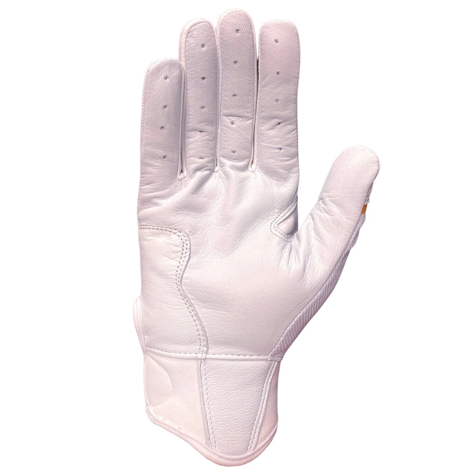 Sting Squad Batting Gloves - White & Gold - Image 2