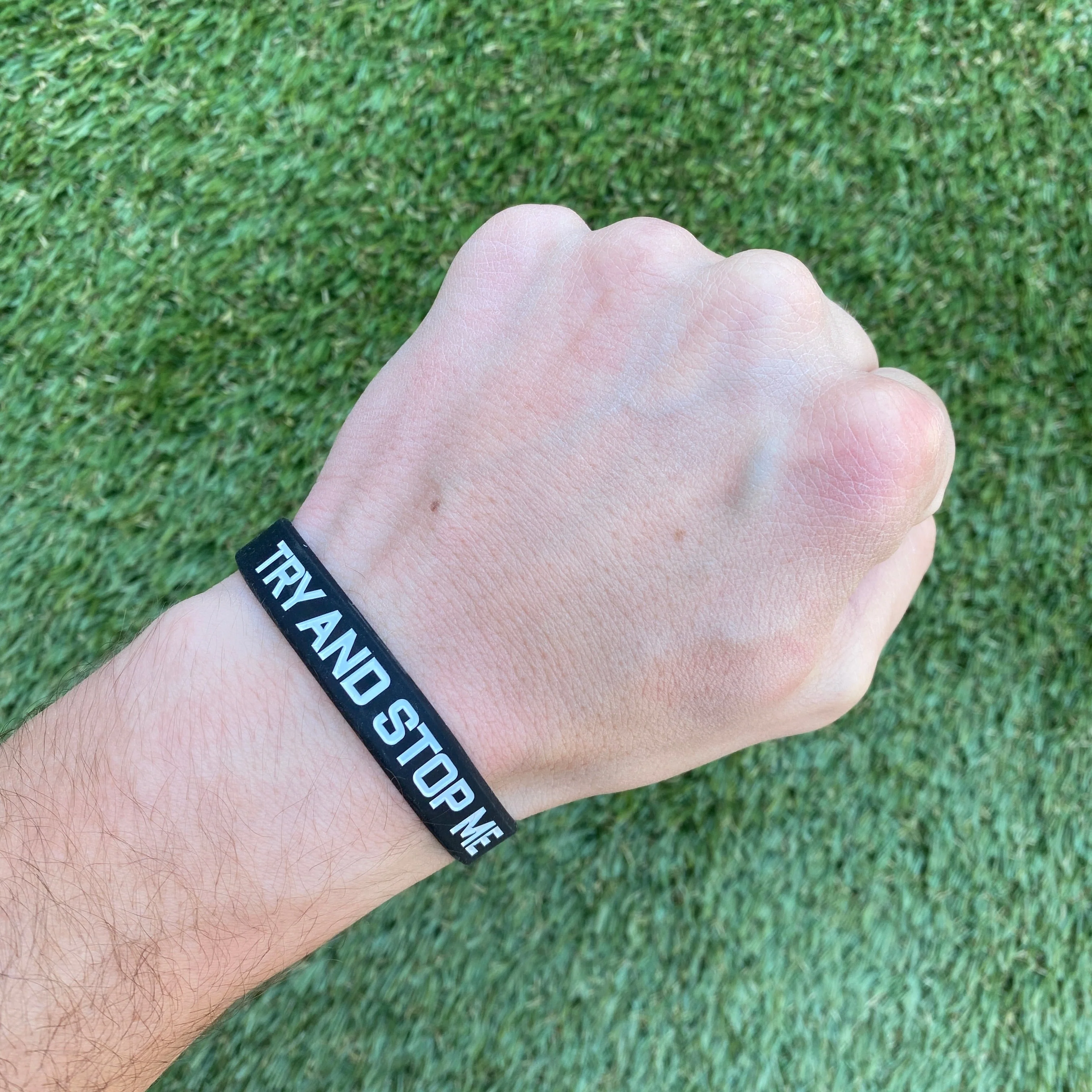 TRY AND STOP ME Wristband - Image 2