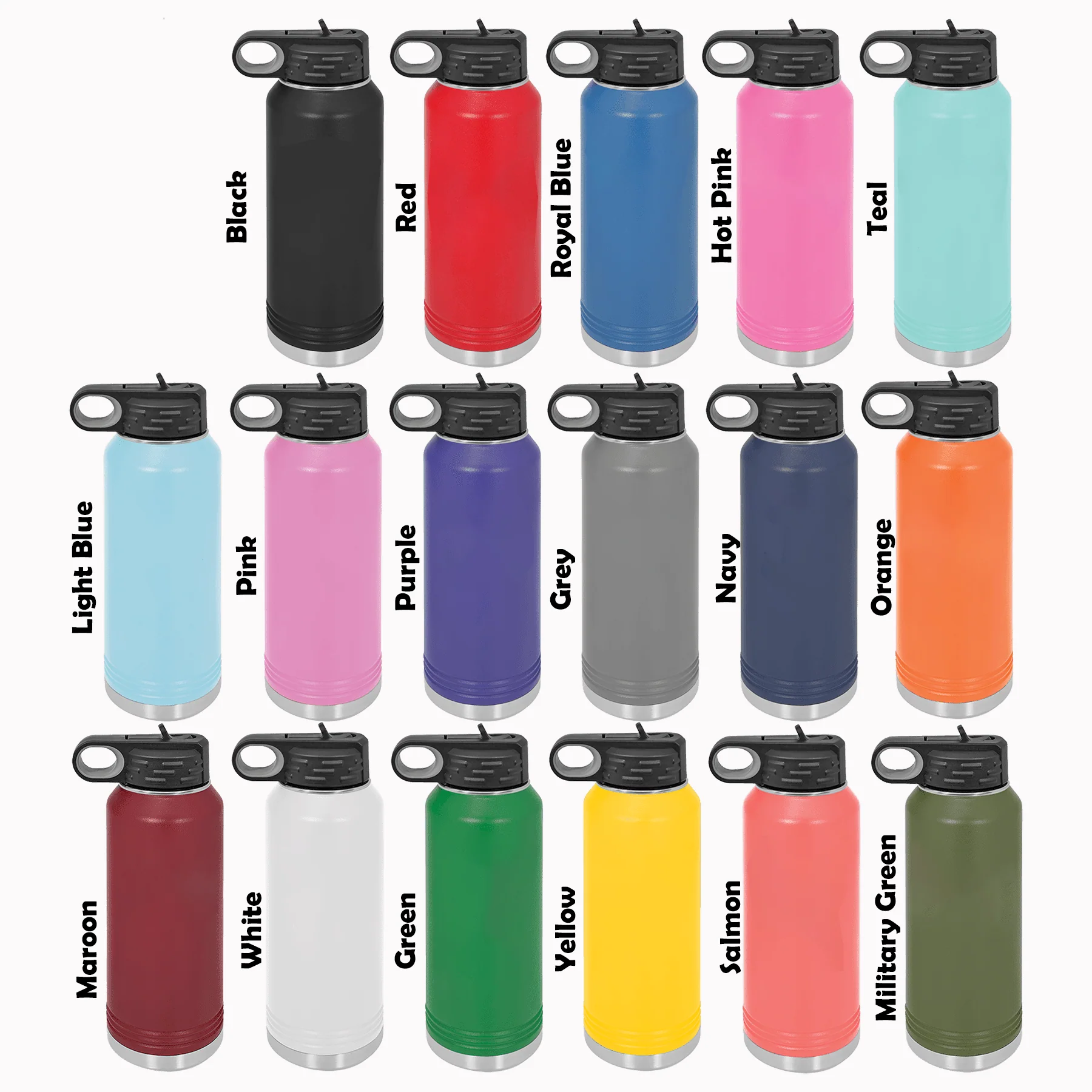 Unpredictable Pitches 32 Oz Water Bottle - Image 3